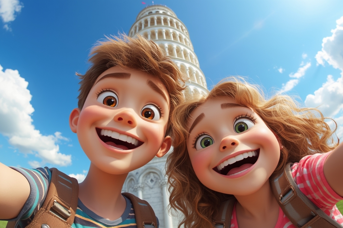 Ο Τζακ και η Τζίνη στον Πύργο της Πίζας