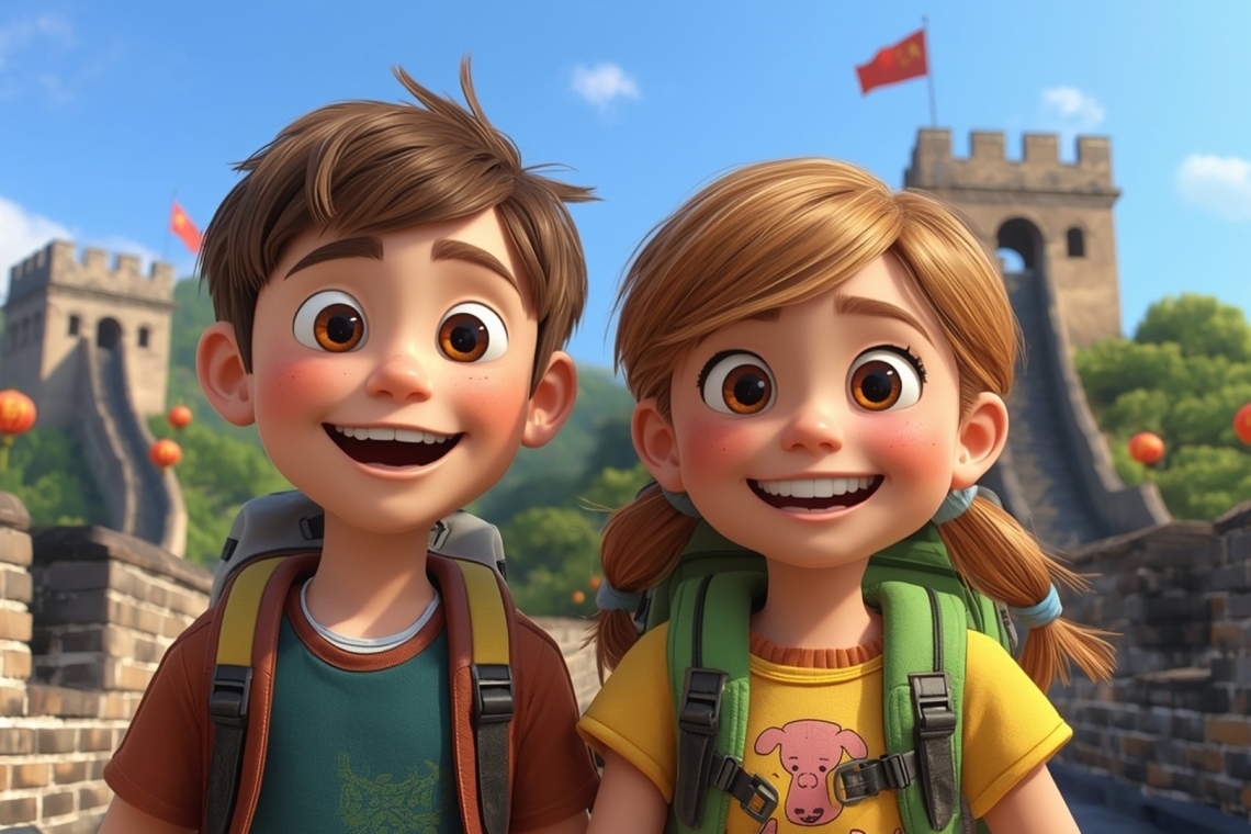 Ο Τζακ και η Τζίνη στο Σινικό Τείχος