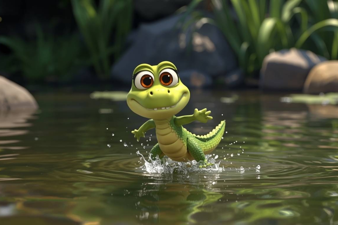 Ο Τέρυ ο κροκόδειλος που φοβόταν το νερό