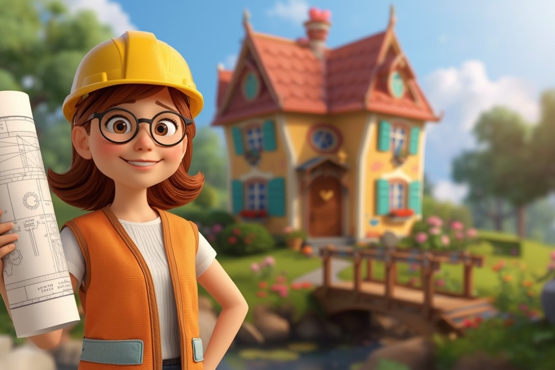 Η Κατερίνα η αρχιτέκτονας και το παραμυθένιο σπίτι 