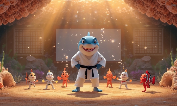 Ο Ζαχαρίας ο καρχαρίας και το μάθημα της ευγένειας 