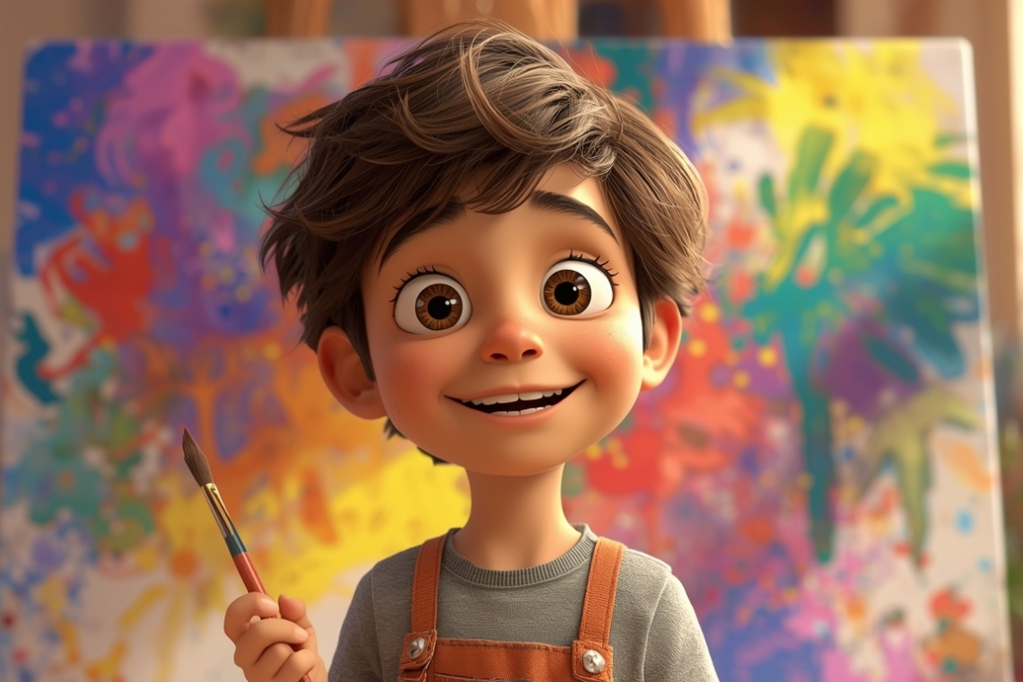 Ο Άγγελος και η έκθεση ζωγραφικής 