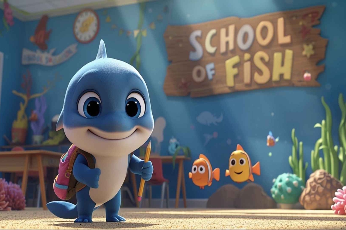 Ο Μπέμπης Shark και η πρώτη μέρα στο σχολείο 