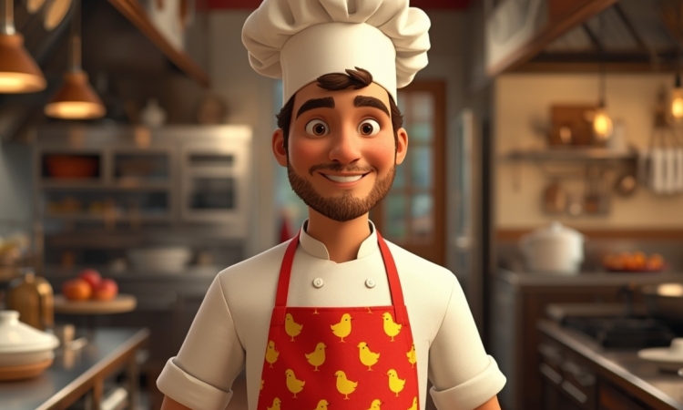 Ζωγραφίζω τον Λάκη τον μάγειρα