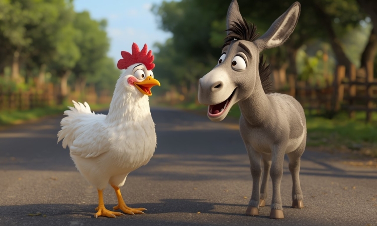 Η κοτούλα η καλή και το μυστικο της χαράς