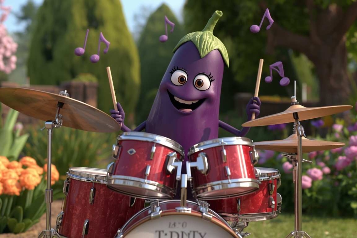 Η Νταρντάνα μελιτζάνα και τα μαγικά ντραμς