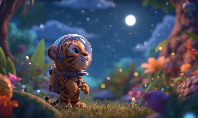 Ο μικρός τίγρης Τίτο που ήθελε να γίνει αστροναύτης 