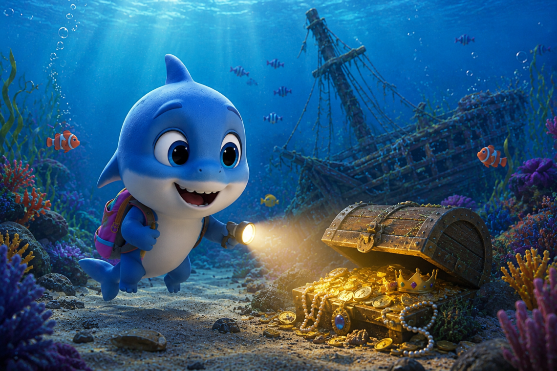 Ο Μπέμπης Shark και η γαλάζια σπηλιά