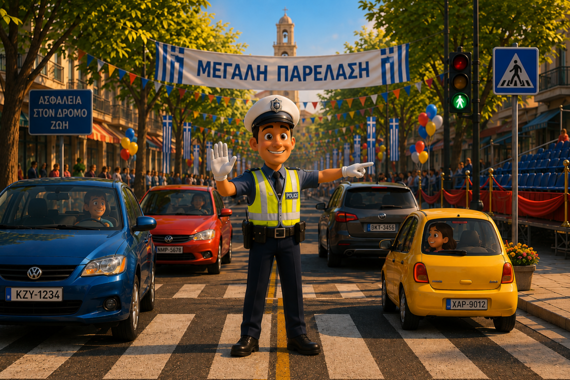 Ο Στέλιος ο τροχονόμος και η πόλη που έμαθε τους κανόνες