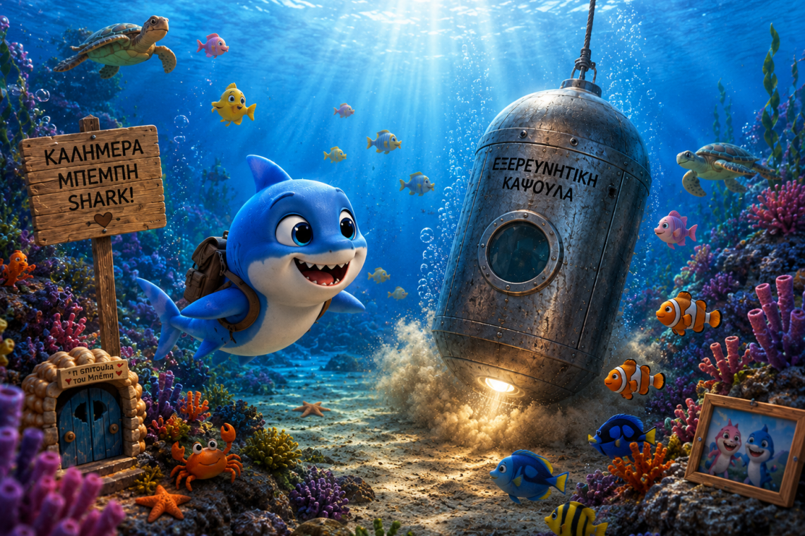 Ο Μπέμπης Shark και η πόλη των γαλάζιων κυμάτων