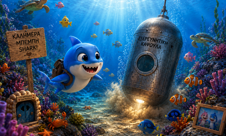 Ο Μπέμπης Shark και η πόλη των γαλάζιων κυμάτων